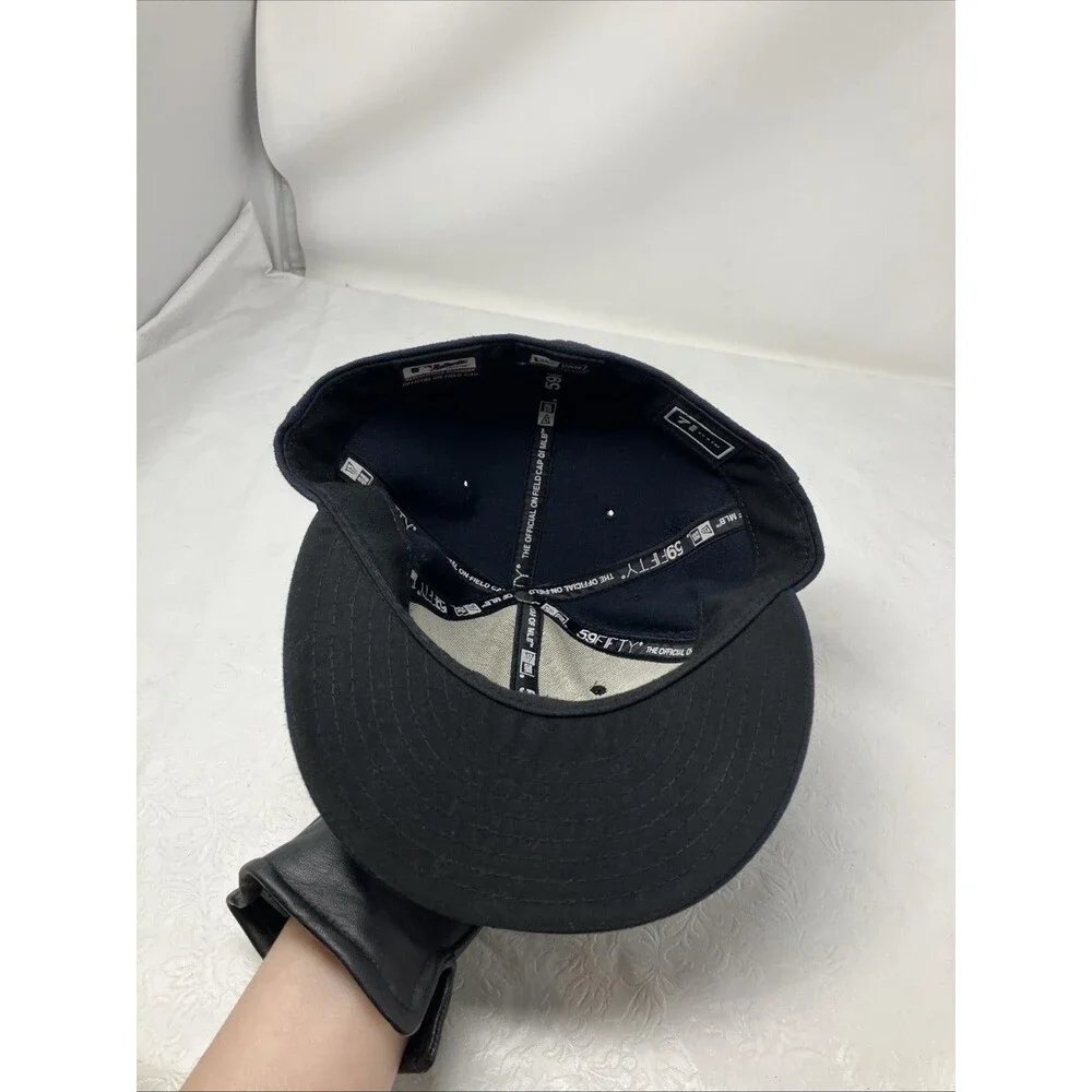 Minnesota Twins New Era 59Fifty Fitted Hat Cap 7-5/8 Cool Base Blue Retro Logo